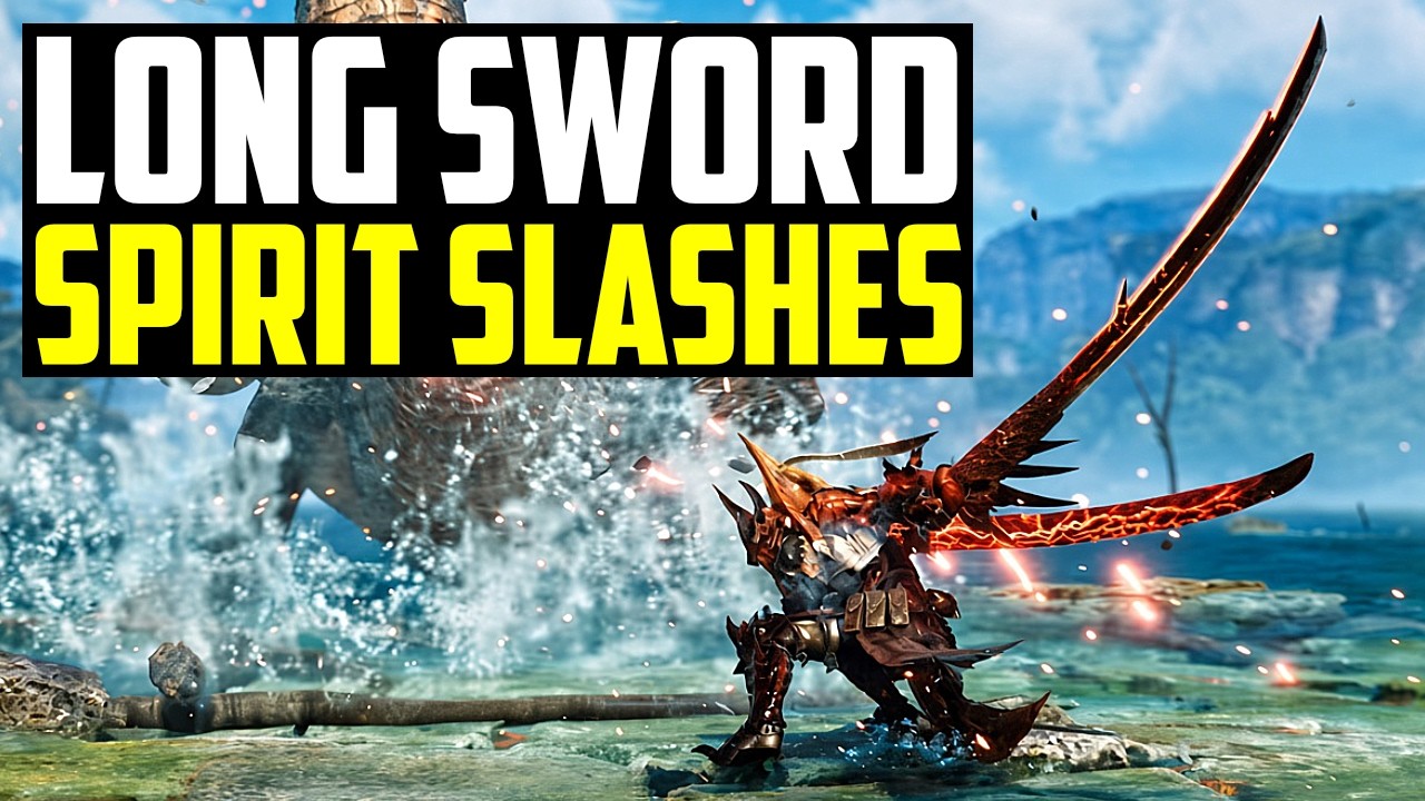 LONG SWORD Offset & Crazy New Spirit Slash | MH Wilds Ascendance Boost Bracer
