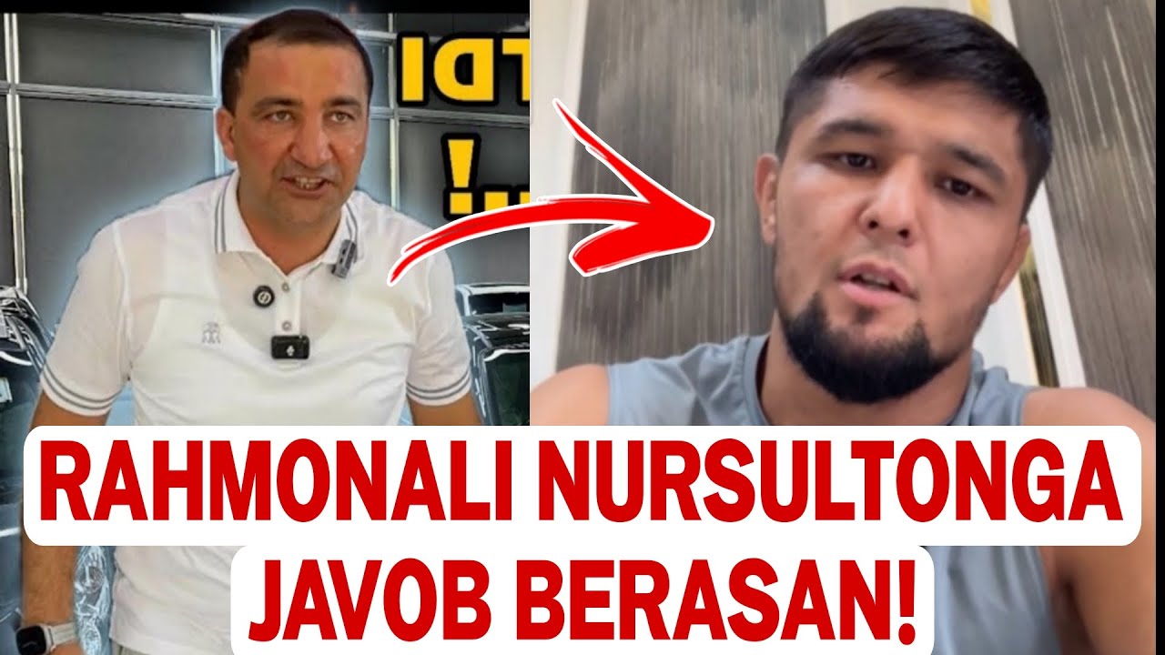 RAHMONALI NURSULTON RUZIBOYEVGA ATVET QILIB CHIQDI