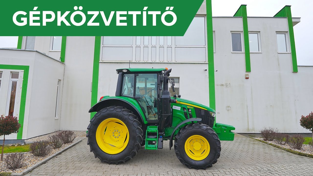 John Deere 6110M traktor | G&Eacute;PK&Ouml;ZVET&Iacute;TŐ | 07