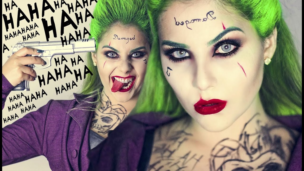 CORINGA Maquiagem Esquadrão Suicida (Joker Suicide Squad Makeup) - Gabriela Capone