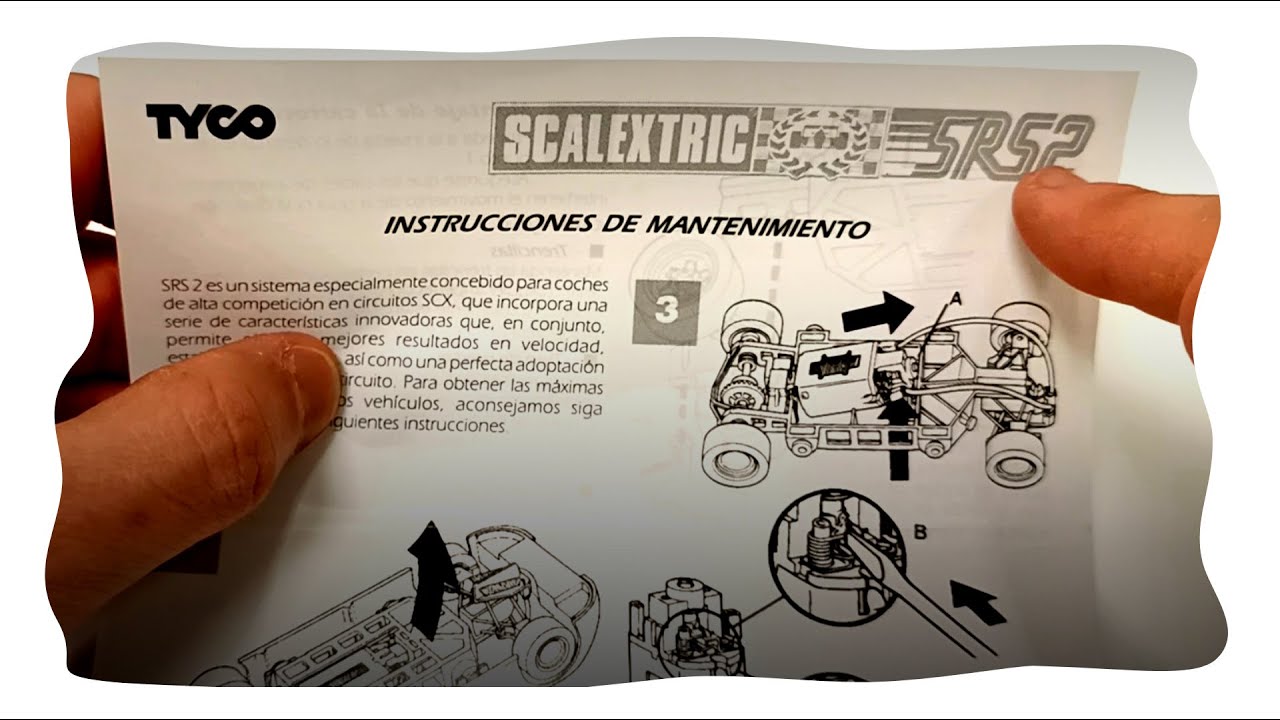 SRS2 #Scalextric 📝 INSTRUCCIONES de MANTENIMIENTO de COCHES SCX de TYCO 📚 Documentaci&oacute;n 📚 #slotcars