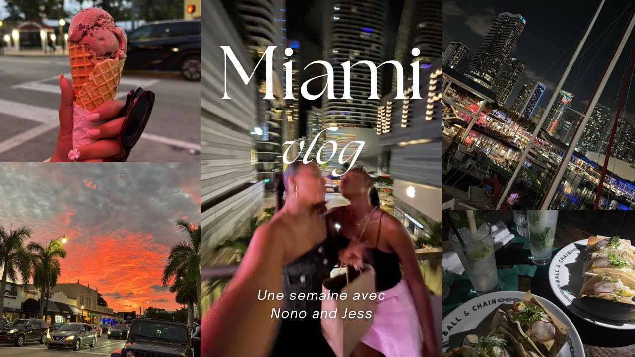 VLOG: Une semaine &agrave; Miami (A&eacute;roport,p&eacute;rip&eacute;ties et d&eacute;couvertes) #1