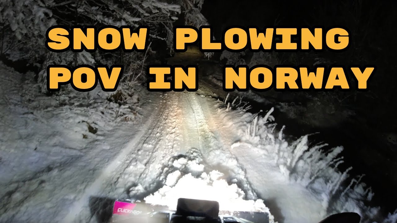 Linhai 565 ATV SNOW PLOWING IN NORWAY (POV) ❄️❄️❄️