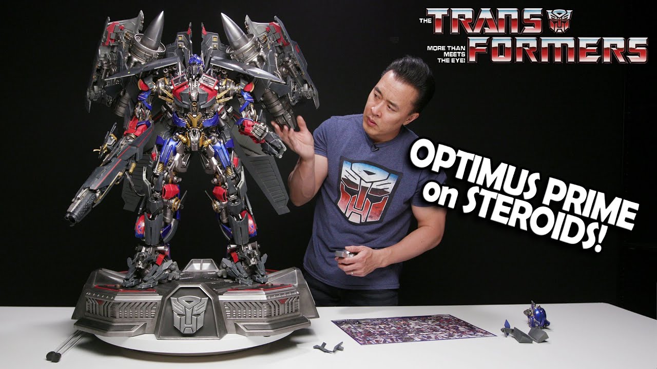 BUILDING A MONSTER TRANSFORMER!!! Jetpower Optimus Prime Statue - Prime 1 Studio