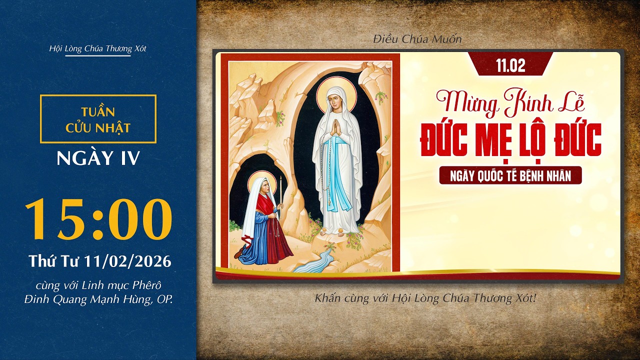 🔴 Lòng Thương Xót | 11/02/2026 | Ngày IV - Thứ Tư Tuần V Mùa Thường Niên