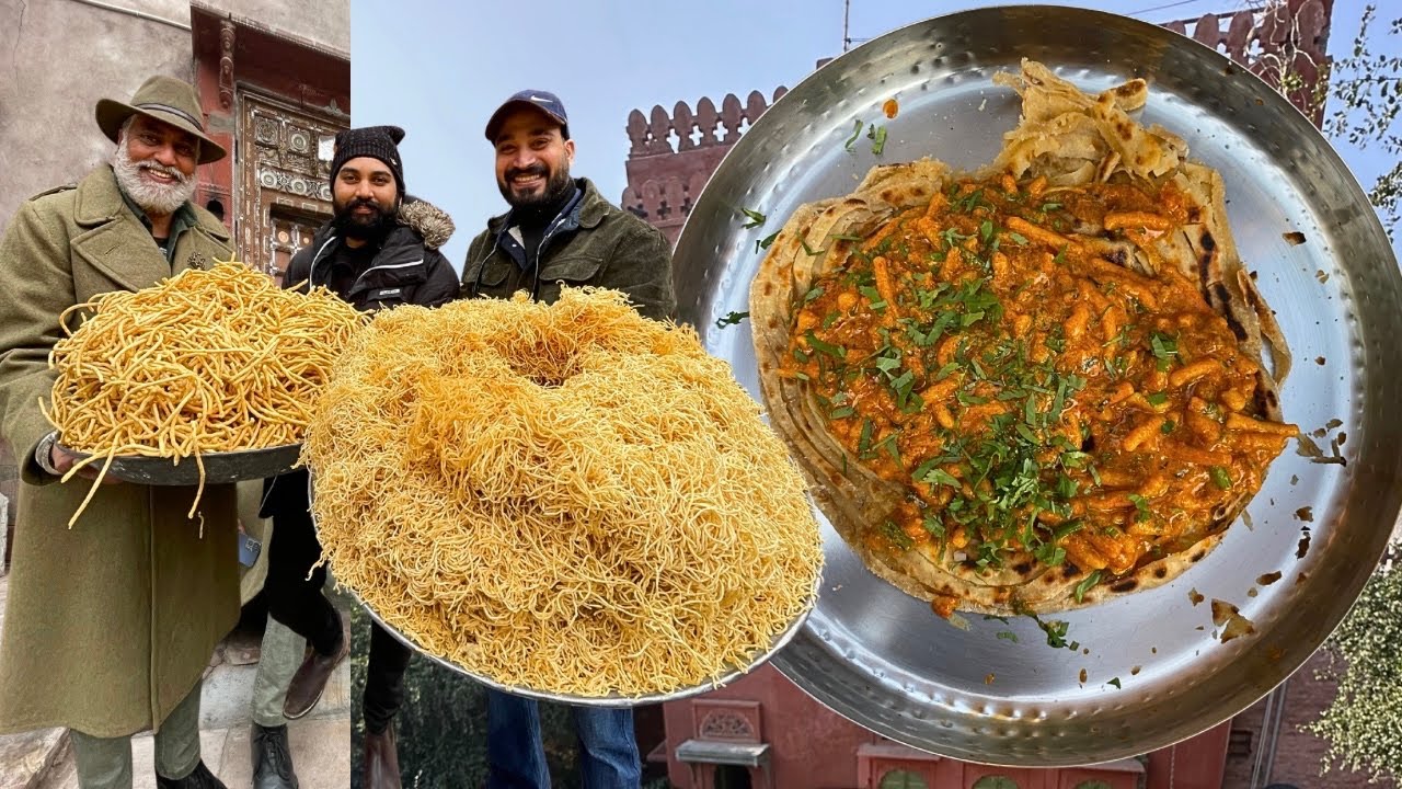 बीकानेर राज घराने की Fresh भूजिया से बनी (bhujiya Ro Saag) रेसिपी By Bikaner Maharaj | Bikaner food