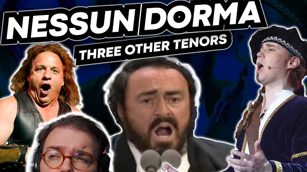 NESSUN DORMA by THREE DIFFERENT TENORS - Luciano Pavarotti, Jarkko Ahola, and Eric Adams (REACTION)