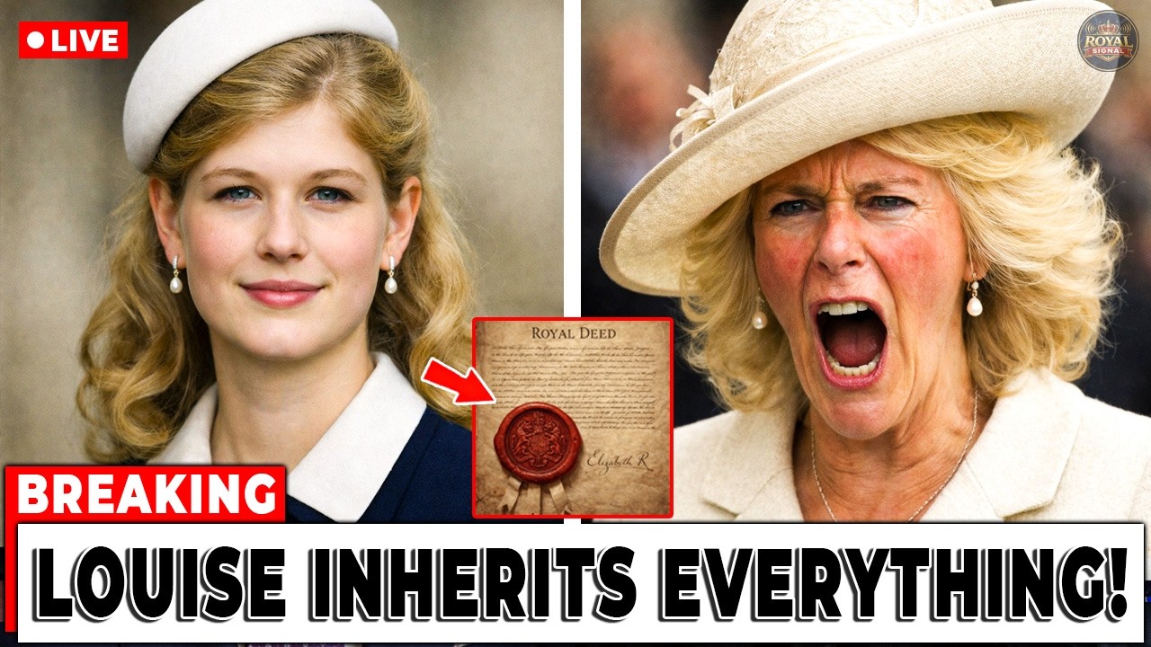 5 MINUTES AGO: William REVEALS Lady Louise&rsquo;s Secret Inheritance - Camilla Is Furious!