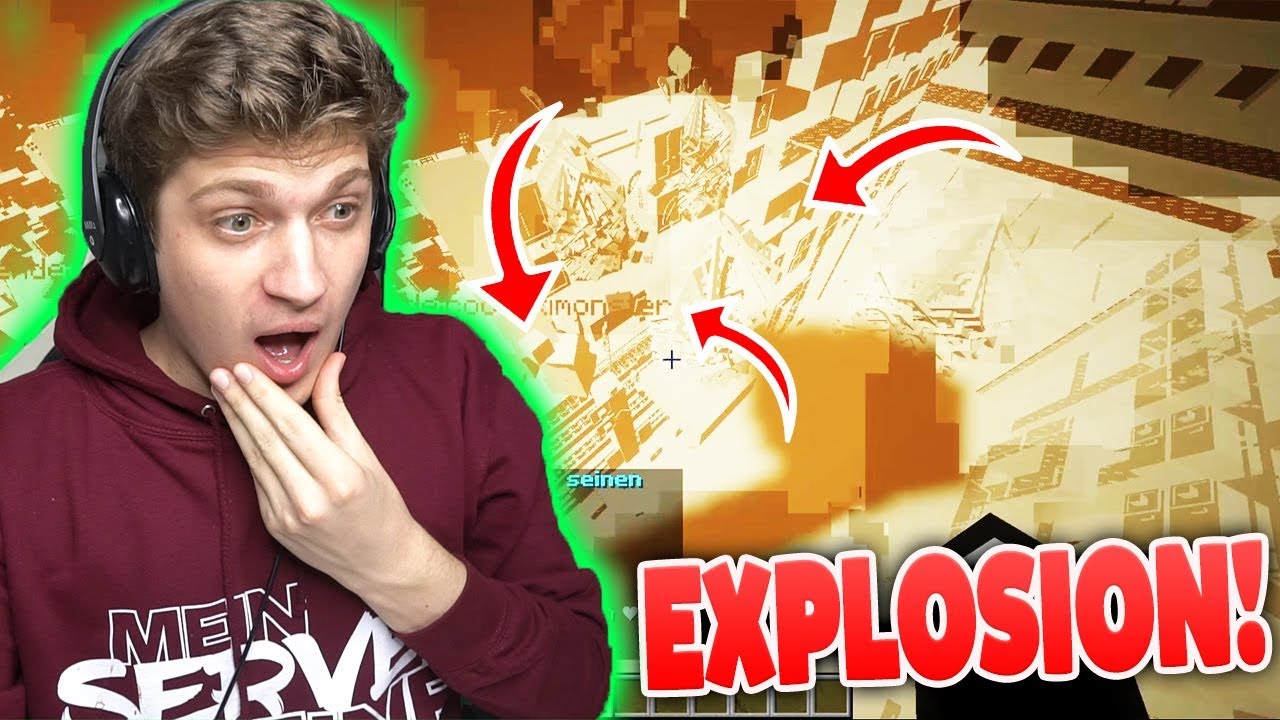 KRASS! RIESEN Luckyblock EXPLOSION ZERSTÖRT Haus von Spieler!! 😨