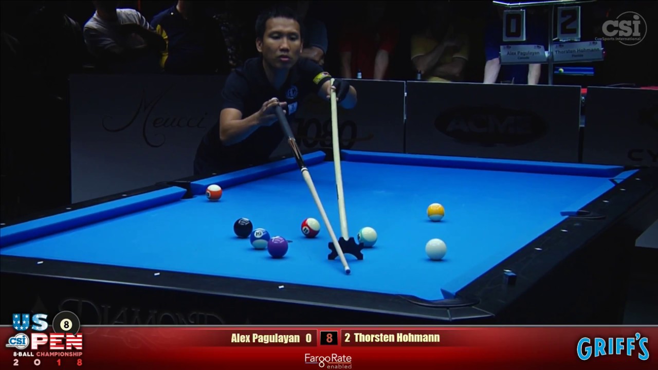 THRILLING 8-BALL MATCH | Alex Pagulayan vs Thorsten Hohmann | 2018 US Open 8-Ball Championship