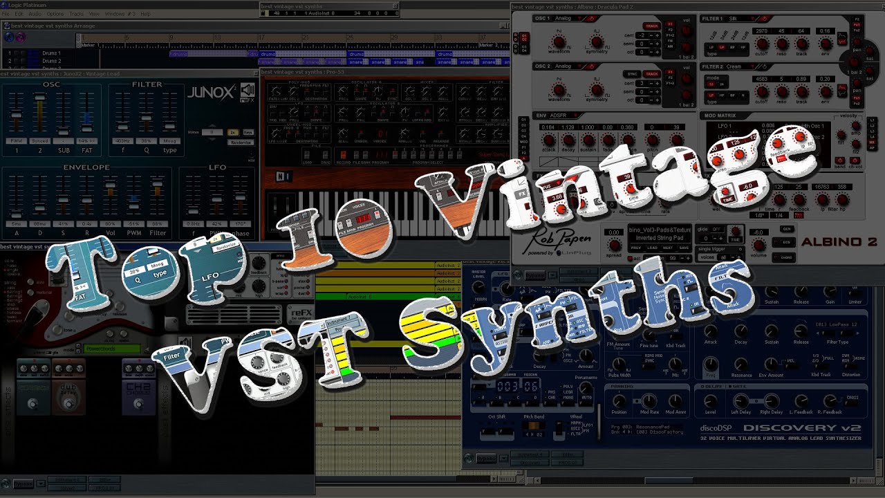 Top 10 Vintage VST Synths
