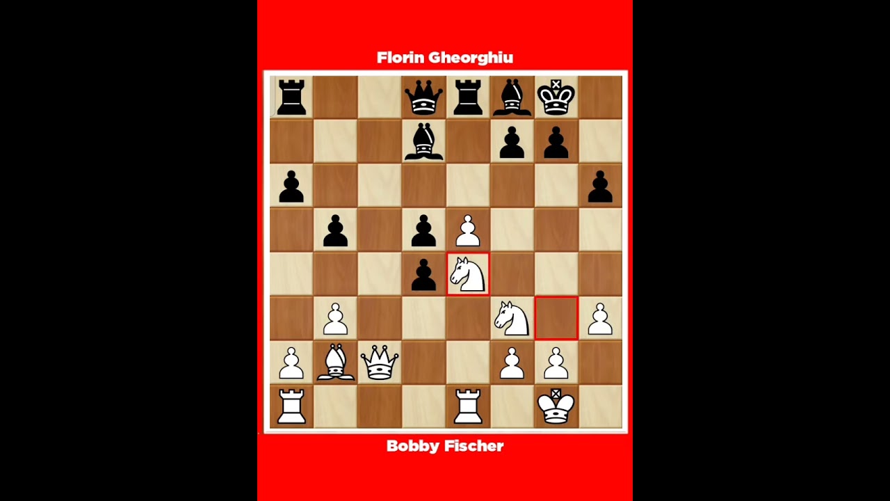 Bobby Fischer vs Florin Gheorghiu √ It Vinkovci Croatia, 1968.