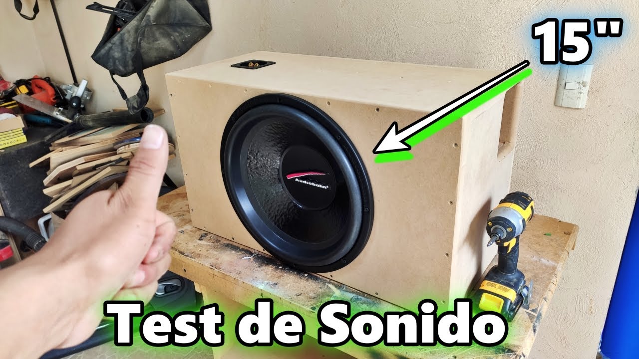 Fabricando Cajón Para Subwoofer Audiobahan DE 15