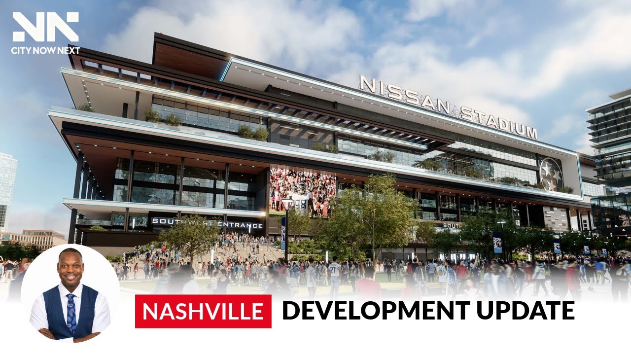 Here is a look at the latest construction progress at the New Nissan Stadium in Nashville.