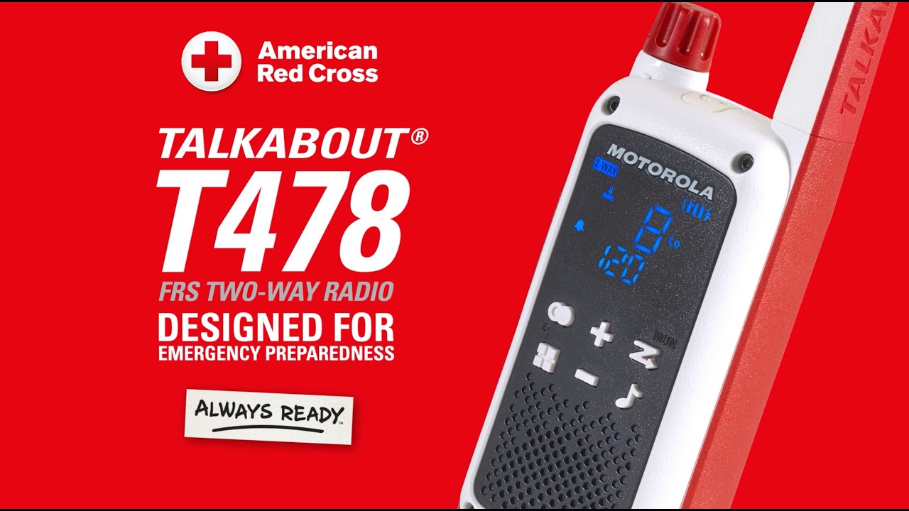 TALKABOUT T478 Emergency Preparedness Walkie Talkie
