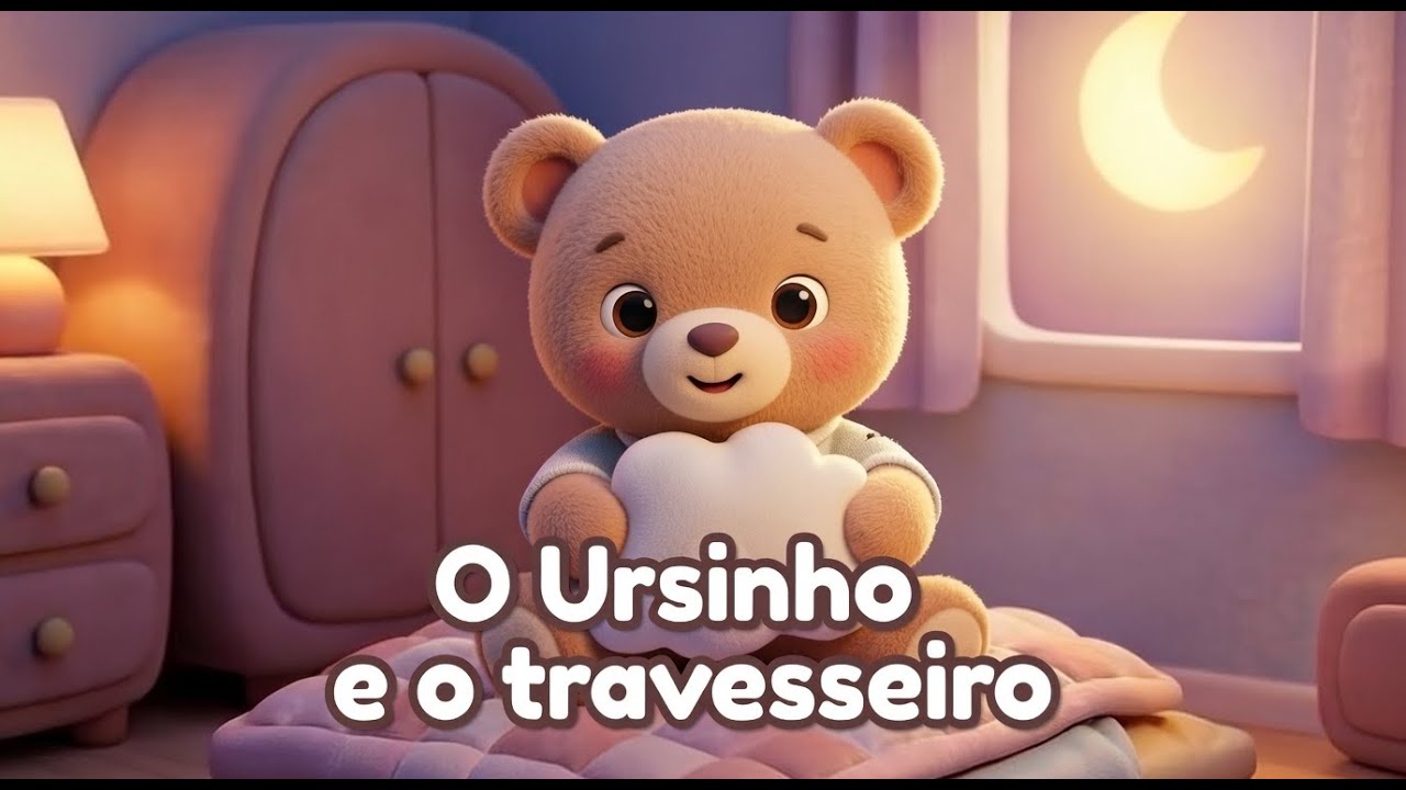 O Ursinho e o travesseiro | Música Infantil Calma para Dormir e Relaxar - Canta, pequeno anjo