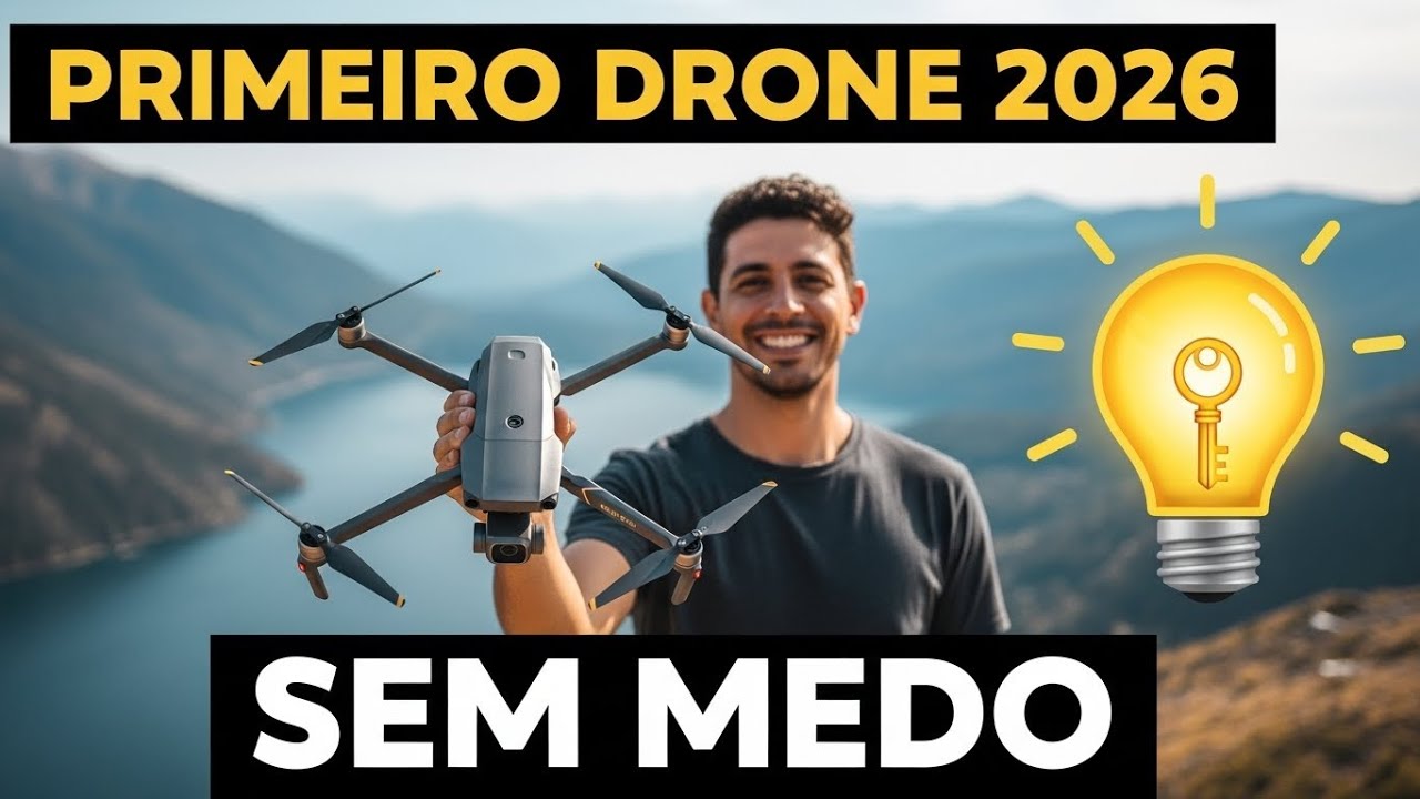 Como ESCOLHER Seu Primeiro DRONE para 2026 Sem Medo: O Segredo Que 95% N&atilde;o Conhecem