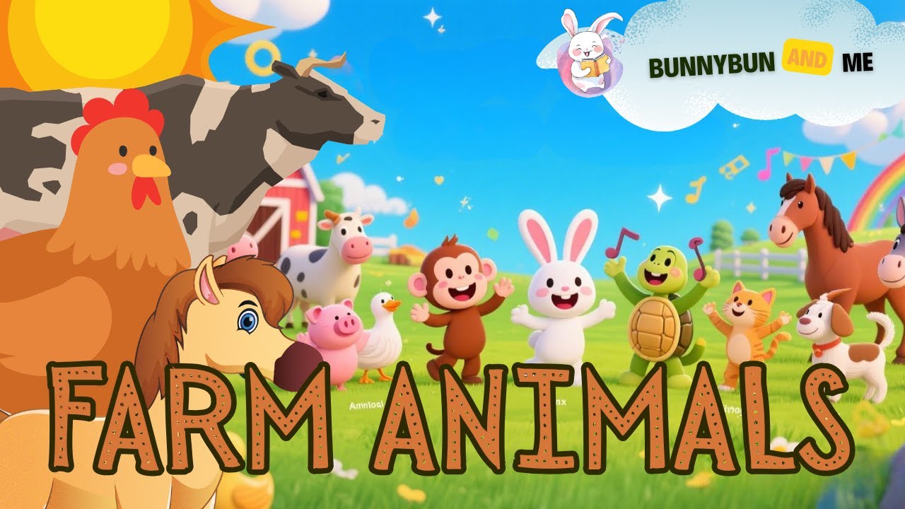 Farm Animals | Learn Farm Animals | Kids Vocabulary | Animals and Farm Song for Kids