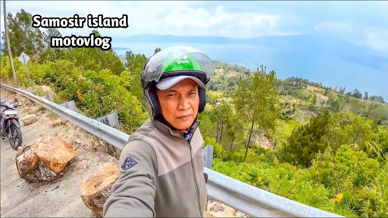 Perjalanan dari Danau Aek Natonang ke Desa Wisata Tomok Pulau Samosir Danau Toba | MOTOVLOG.