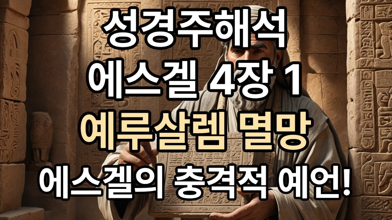 성경주해석 - 에스겔4장 1