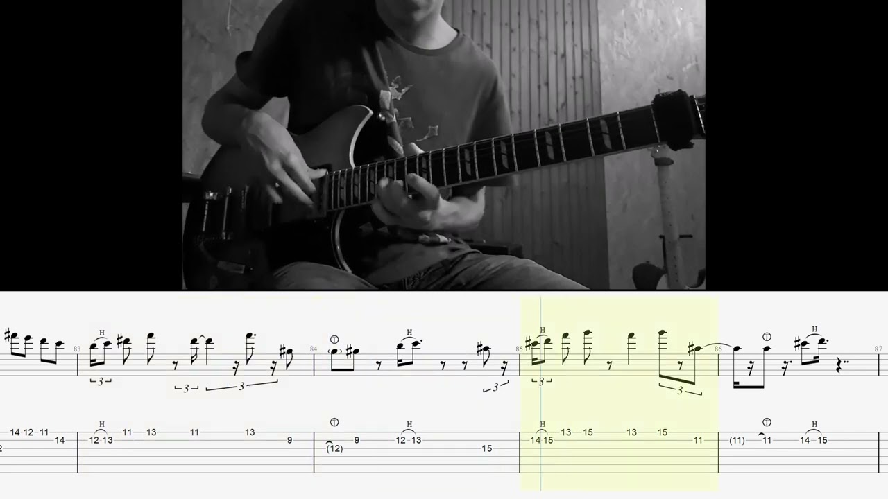 Matteo Mancuso TAB - improvising on Donna Lee (by Charlie Parker #tabs)