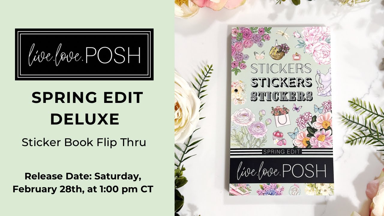 SPRING EDIT DELUXE STICKER BOOK