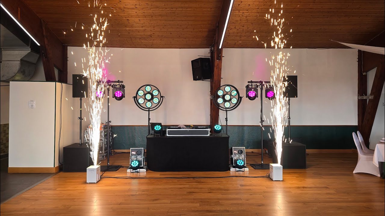 Giglog: Mein PA-Setup und Lichtset für eine Hochzeit in einer Schützenhalle