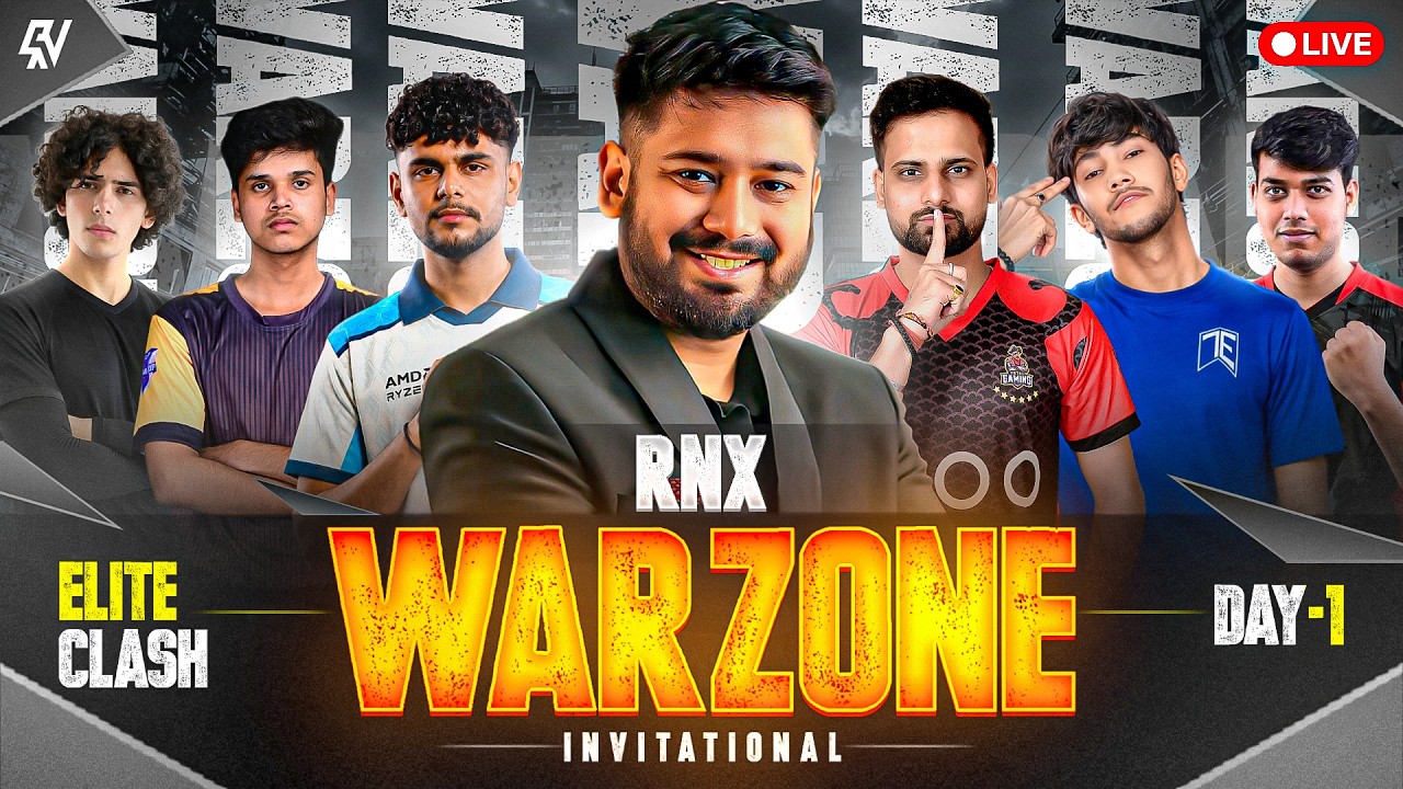 RNX WARZONE INVITATIONAL  | Qualifiers Day 1 #freefire #freefirelive #gyangaming