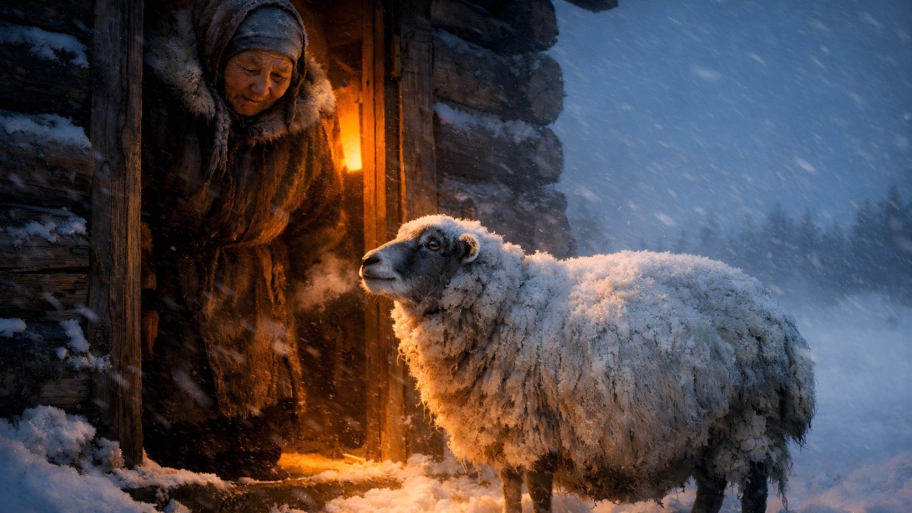 Pregnant Sheep Collapsed at My Door in Yakutia's −70°C Winter || I Had to Save Three Lives