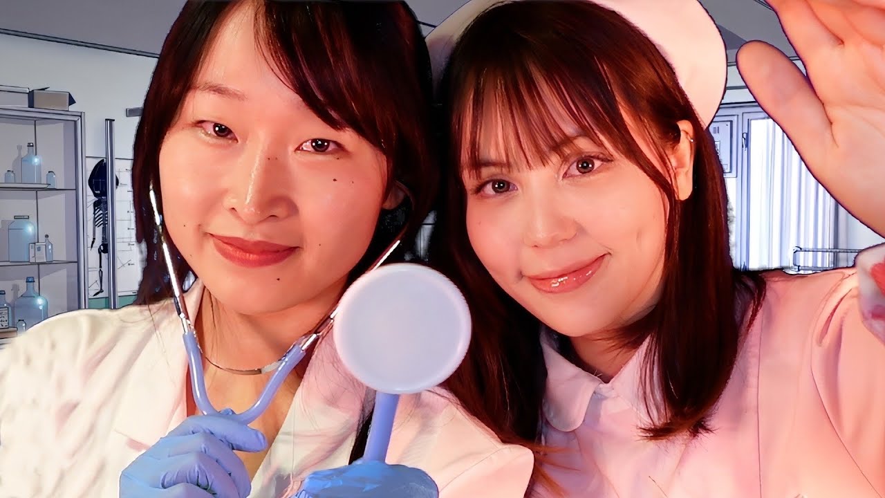 (🇯🇵ASMR с субтитрами) школьный врач и медсестра заботятся о вас🏫🩺 @hopeful_asmr Collab