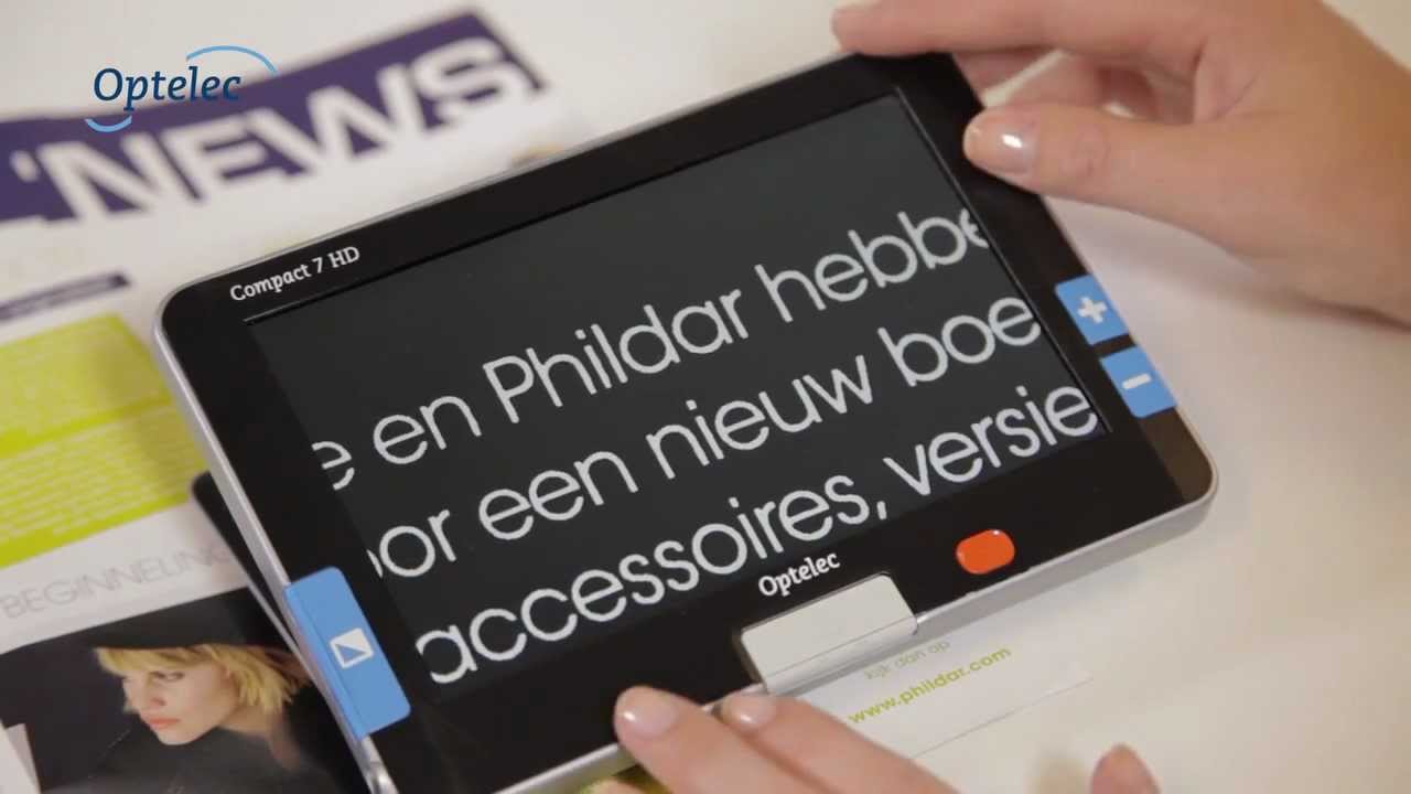 Elektronische Handlupe Optelec Compact 7 HD: Wie es funktioniert