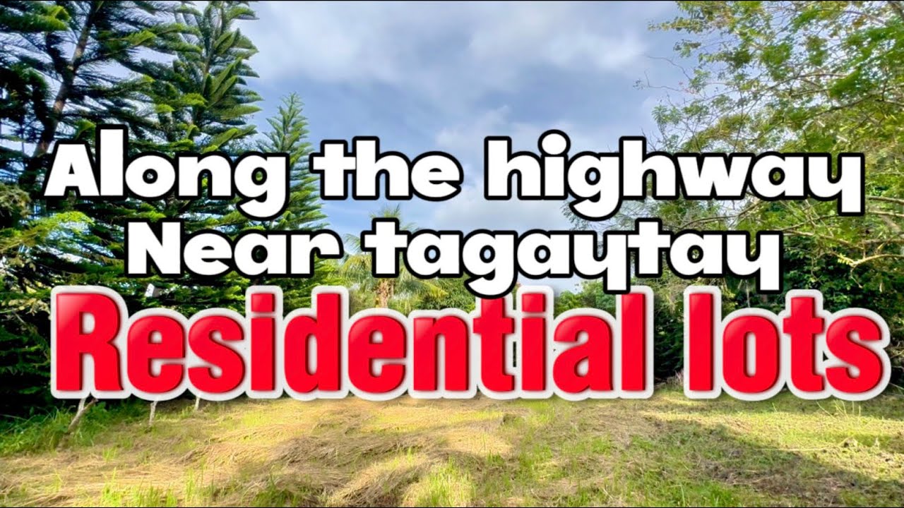 V1095-26 Residential lots 754, 754 & 758 sqm along the highway NEAR TAGAYTAY 