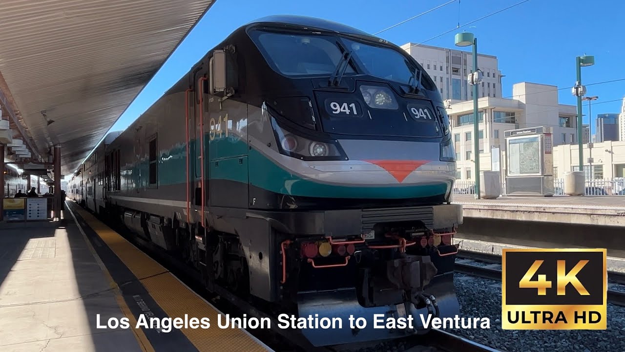 Riding Metrolink’s Ventura County Line from Los Angeles Union Station to East Ventura
