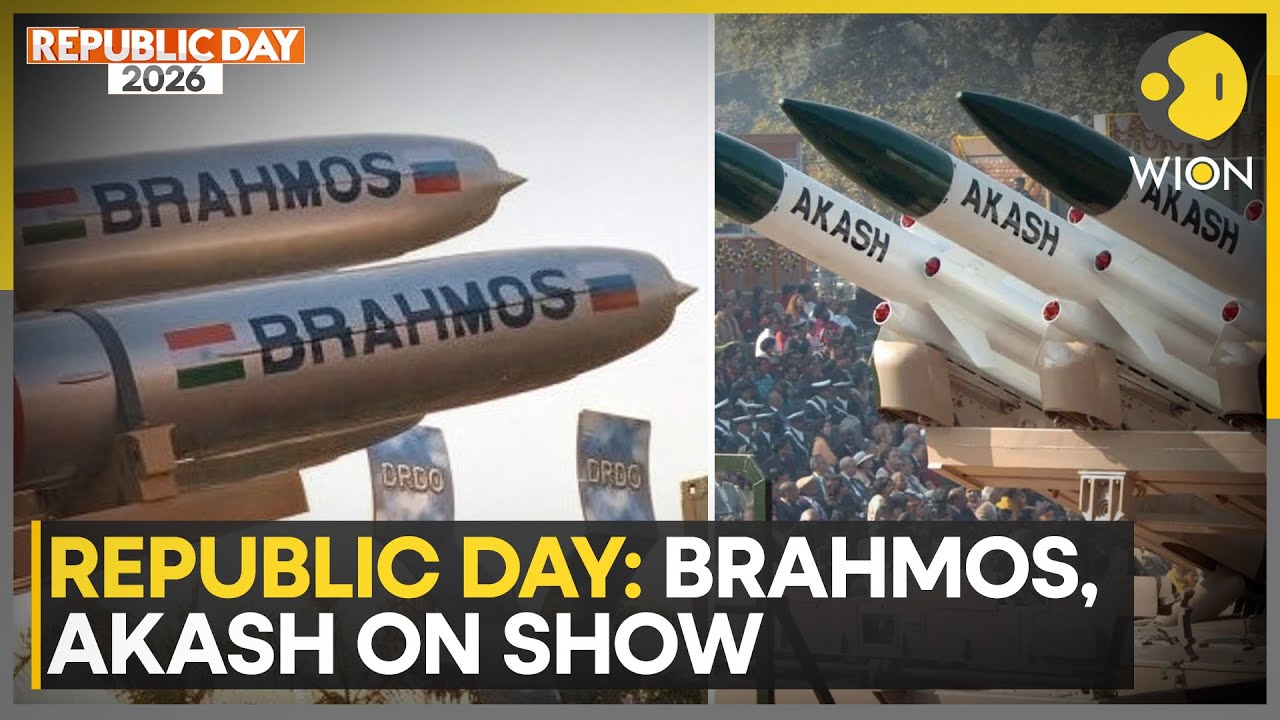 Republic Day 2026: BrahMos, Akash Missile Systems On Display At Parade | WION
