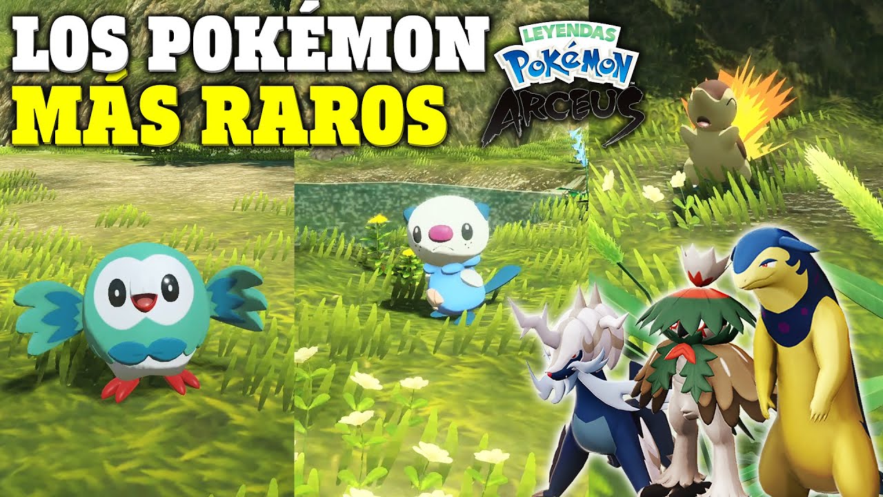 POKÉMON MÁS RAROS! COMO CONSEGUIR a INICIALES SHINY (CYNDAQUIL, OSHAWOTT, ROWLET) LEYENDAS ARCEUS!