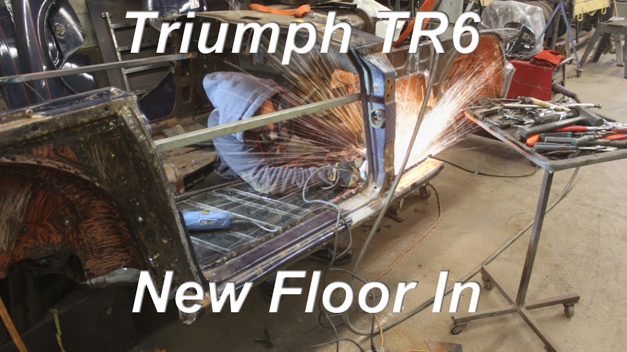 1974 Triumph TR6 Restoration - part 13 - New Floor In