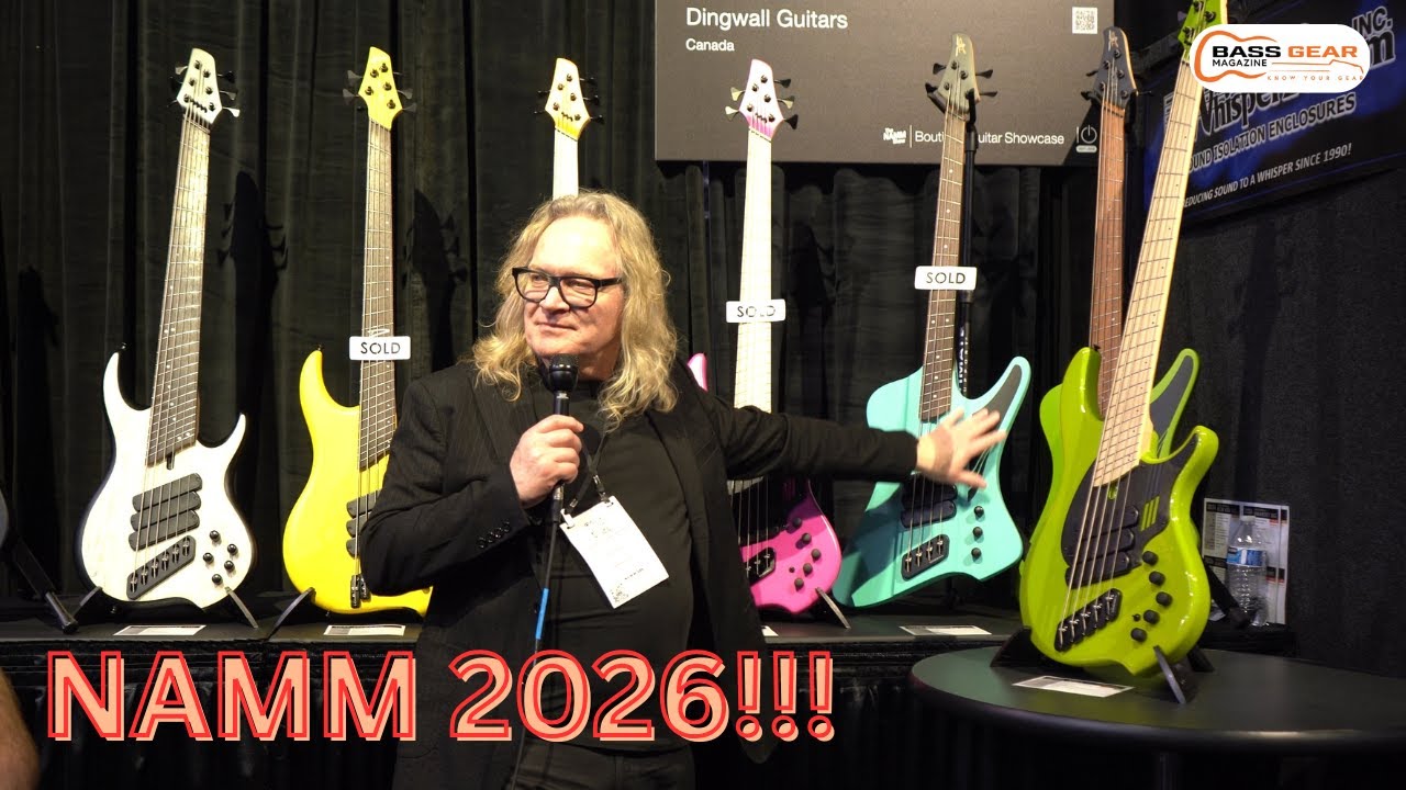 Бас-гитары Dingwall (NAMM 2026!)