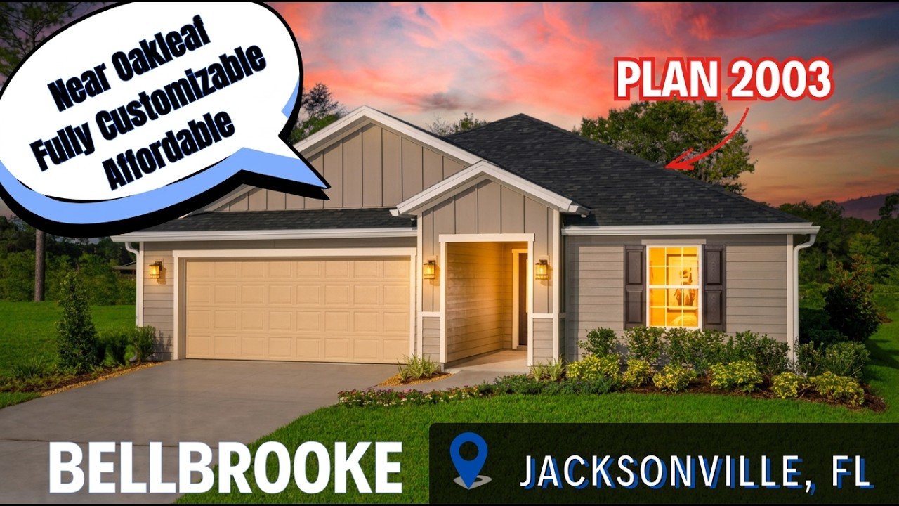 Bellbrook | Jacksonville FL Move In Ready | New Construction House Tour | KB Home
