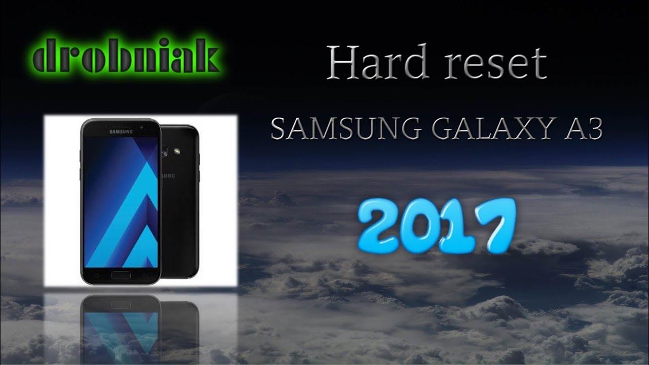 Samsung galaxy A3 A5 A7 2017 Hard reset without Google Account. Bypass FRP.