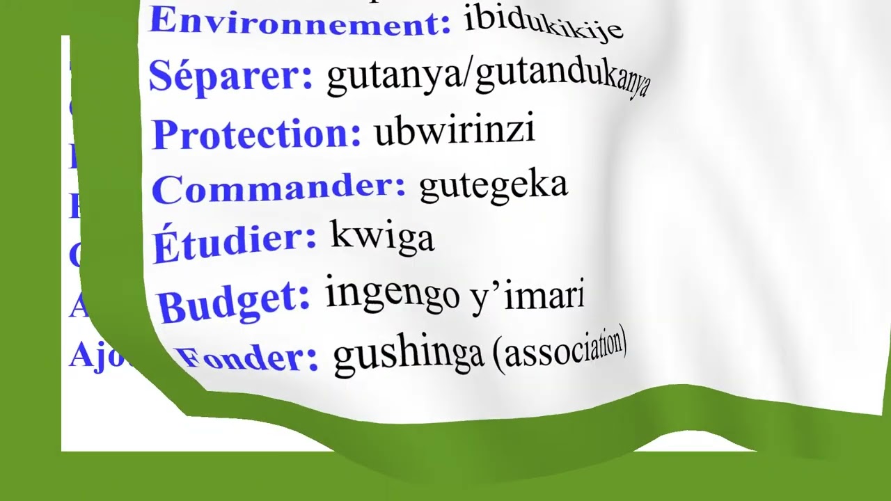 Kwiga Kuvuga Igifaransa 34 - Amamagambo 110 Uhora Ukenera Mu gifaransa