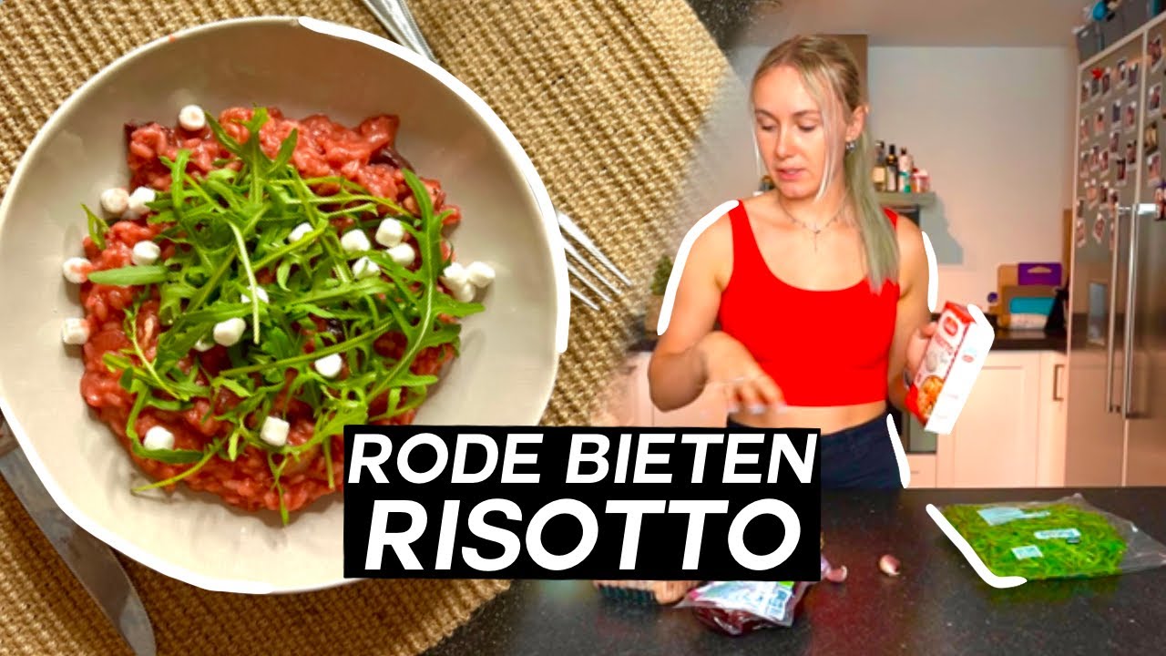 RODE BIETEN RISOTTO MET GEITENKAAS!🥰