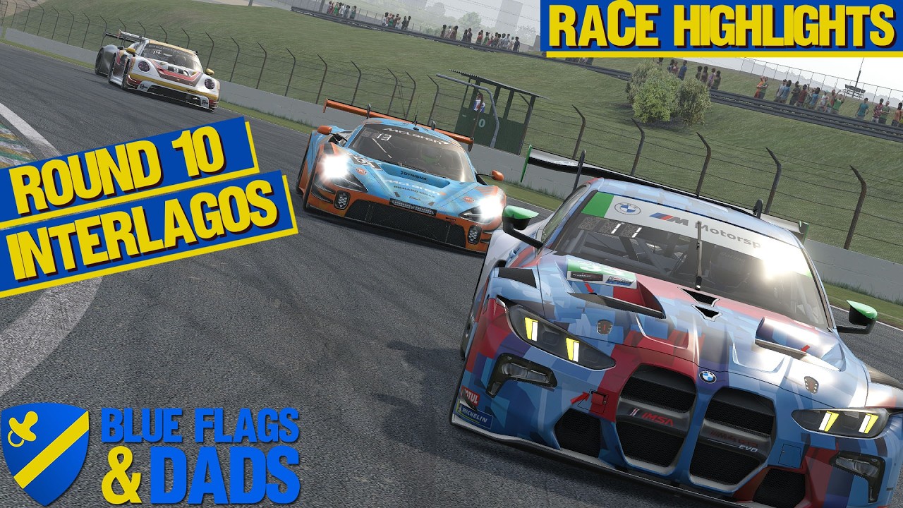Blue Flags and Dads Highlights: GT3 Week 10 at Interlagos
