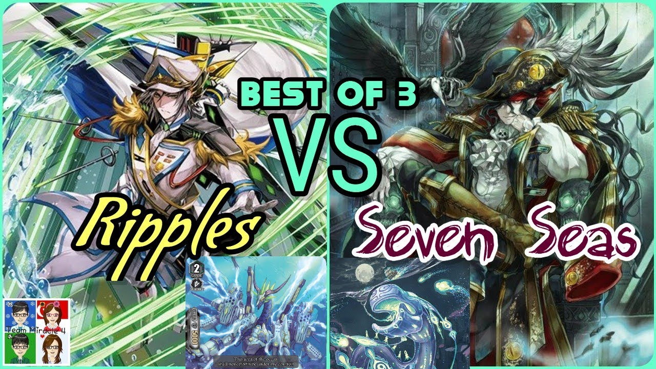 Navy VS Pirates! Ripples VS Seven Seas | Cardfight Vanguard V Premium: Aqua Force VS Granblue