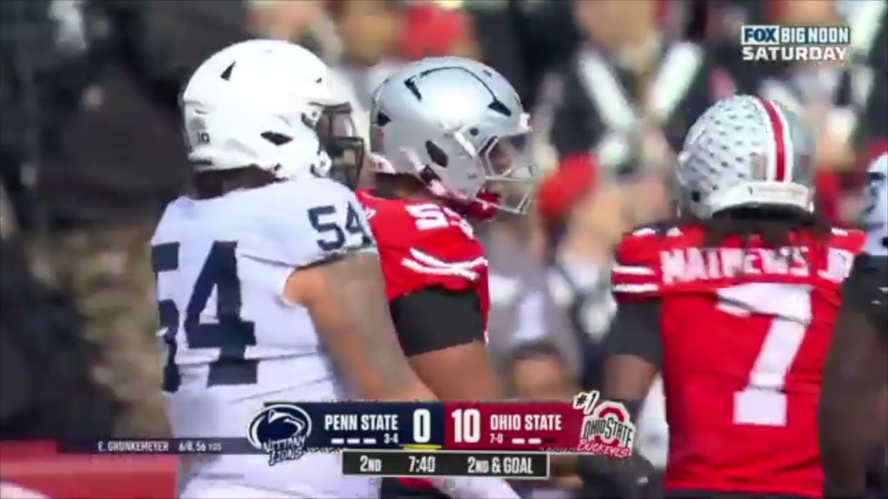 Ohio State Defense vs Penn State Highlights