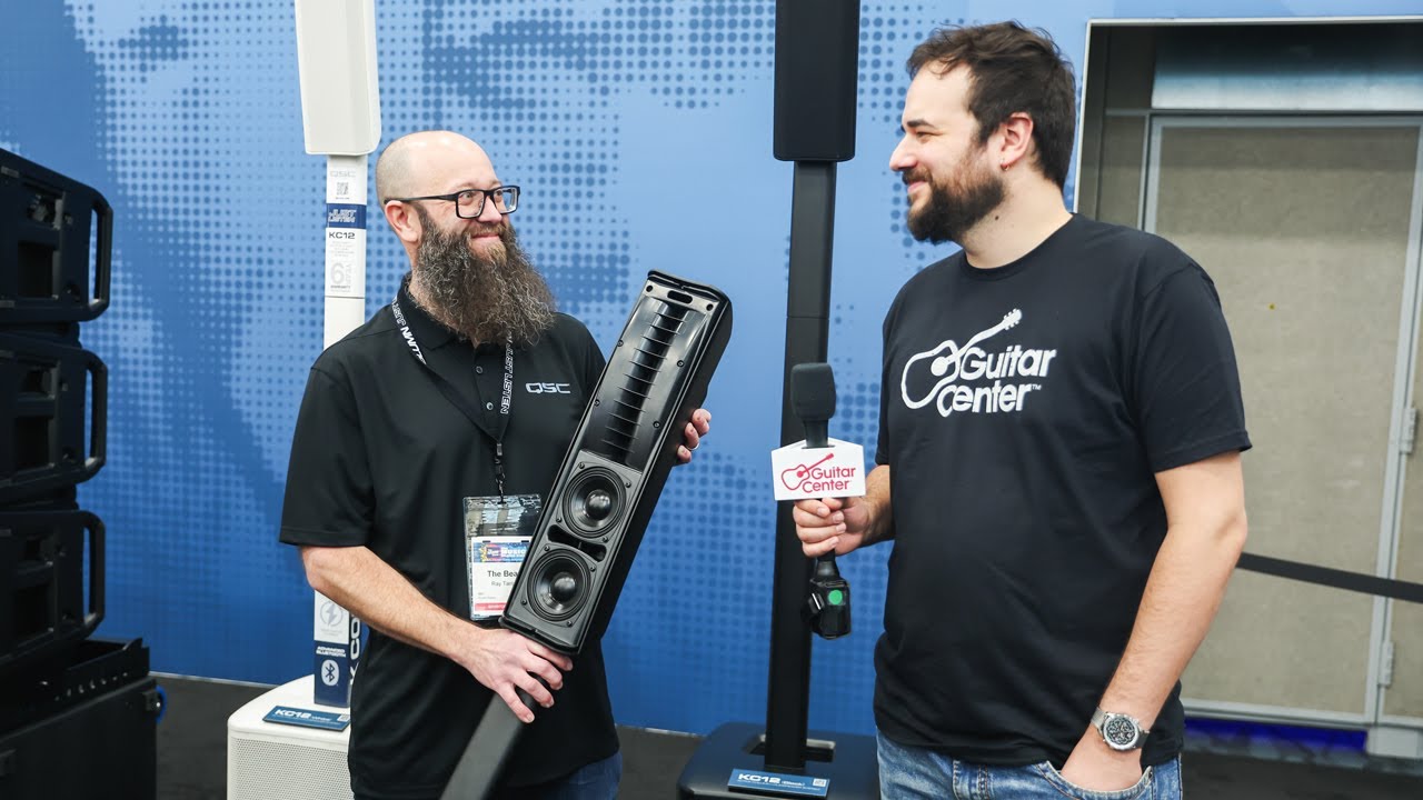 QSC KC12 Active 3-Way Column Loudspeaker | NAMM 2025