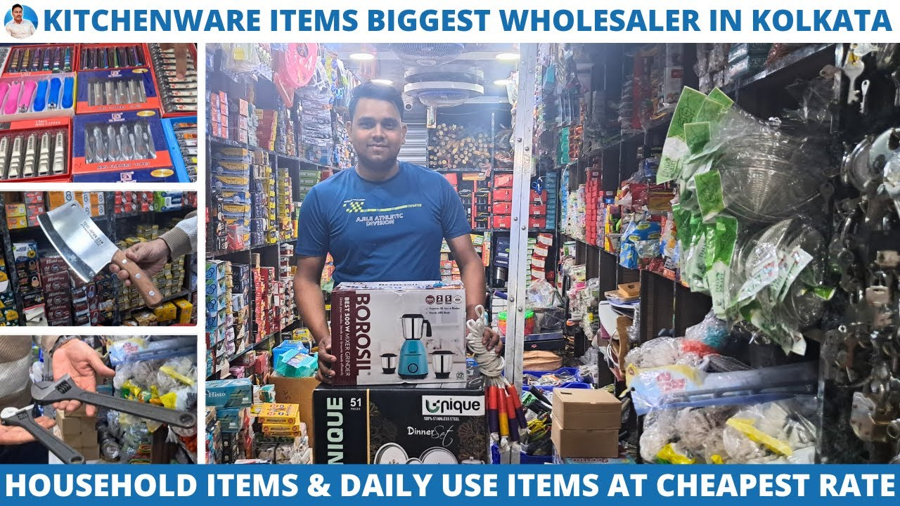 Kitchenware & Household Items Biggest Wholesaler in Kolkata at Cheapest Rate