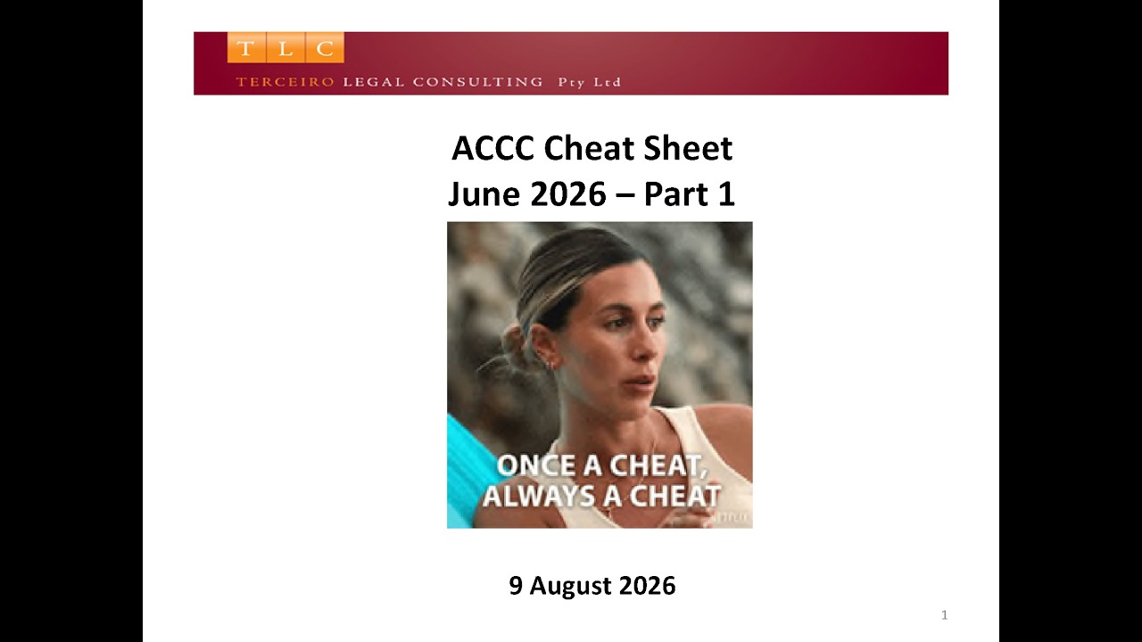 ACCC Cheat Sheet - June 2026 - Part 1
