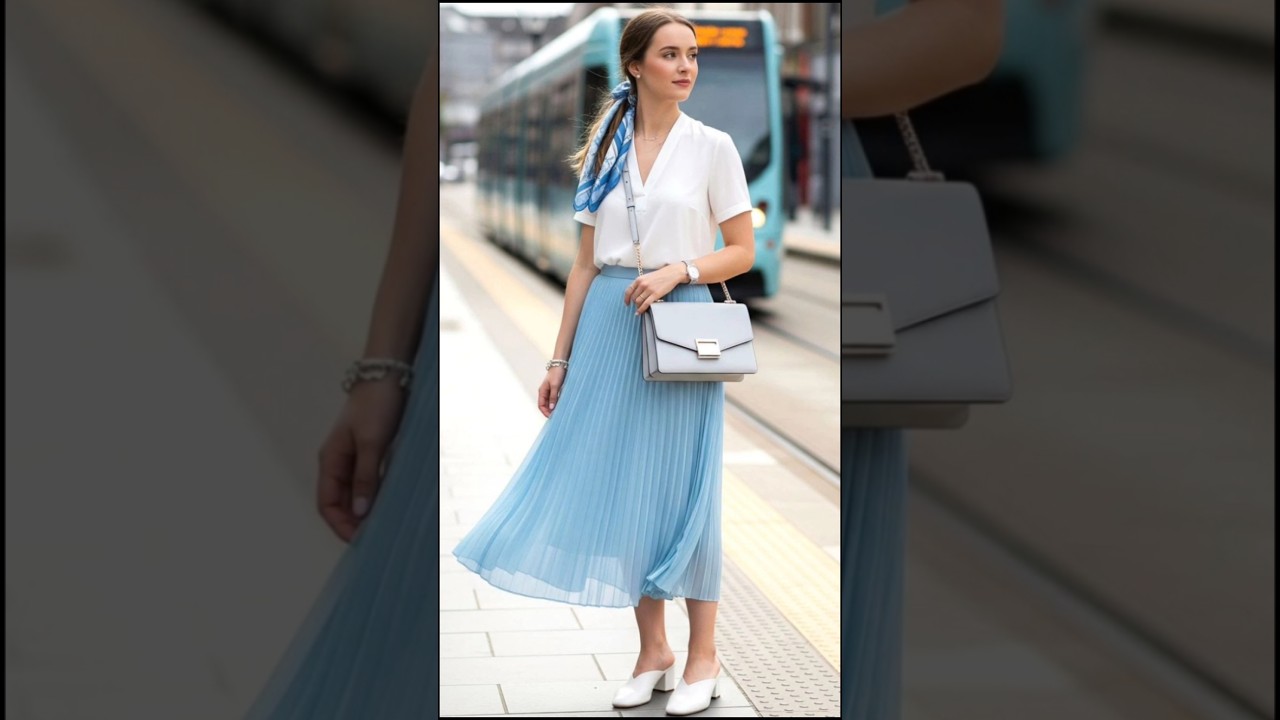 LOOKS COM SAIA AZUL 💙 10 LOOKS LINDOS COM SAIA AZUL PARA VOCÊ SE INSPIRAR 🔥