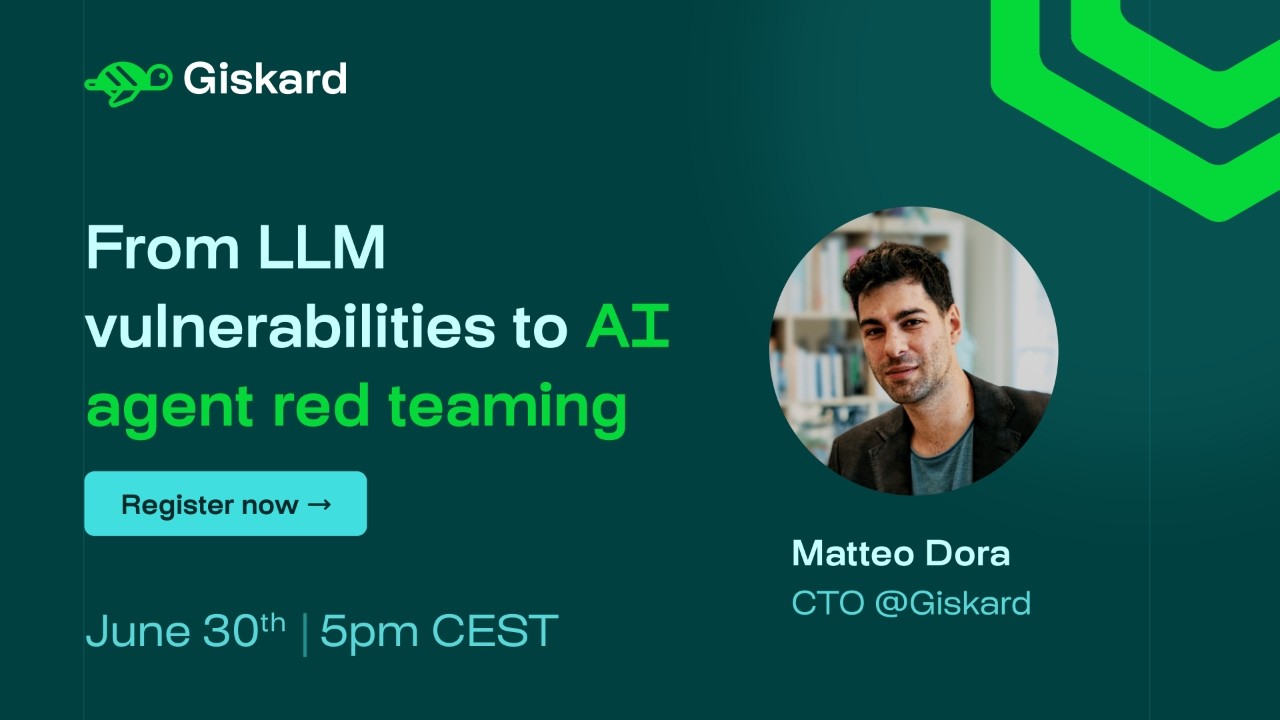 [Live Session] From LLM vulnerabilities to AI agent red teaming & continuous evaluation