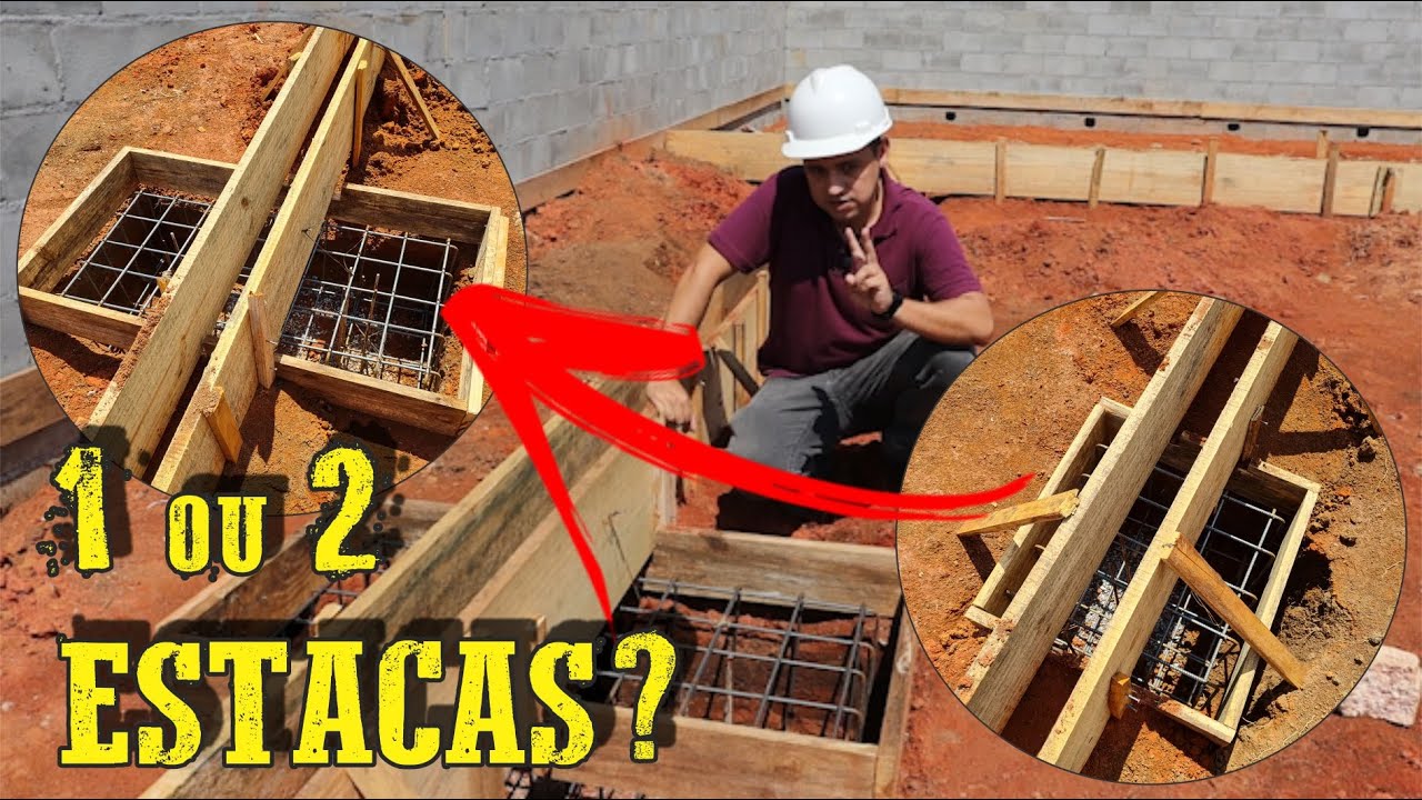 BLOCO com 2 ESTACAS, veja como FAZER